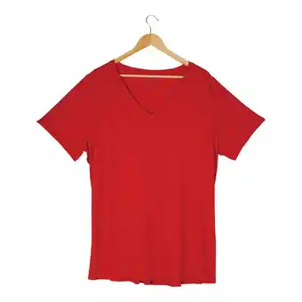 Giant Tiger Mystyle women's plus v-neck relaxed t-shirt offer