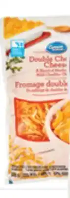 Walmart Great value shredded double cheddar cheese offer
