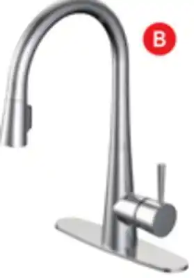 Lowe's Project source "industrial " pull-out kitchen faucet offer