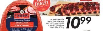 Sobeys Schneiders or maple leaf hams offer