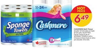 Sobeys Cashmere bath tissue offer