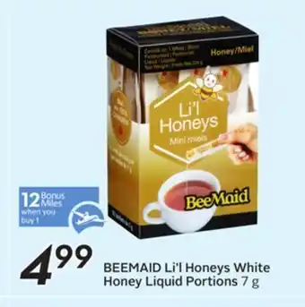 Sobeys Beemaid li'l honeys white honey liquid portions - 12 air miles® bonus miles offer
