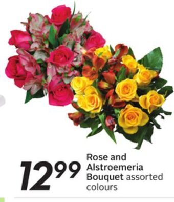 Sobeys Rose and alstroemeria bouquet offer