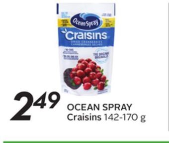 Sobeys Ocean spray craisins offer