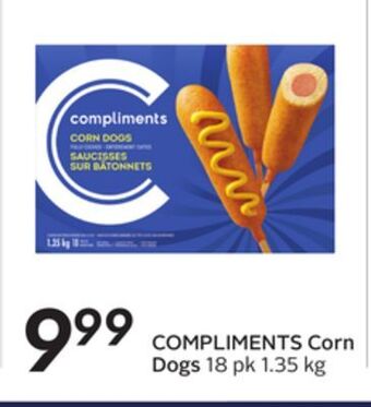 Sobeys Compliments corn dogs offer