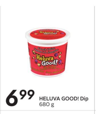 Sobeys Heluva good! dip offer