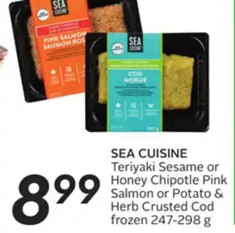 Sobeys Sea cuisine offer