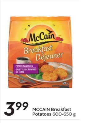 Sobeys Mccain breakfast potatoes offer