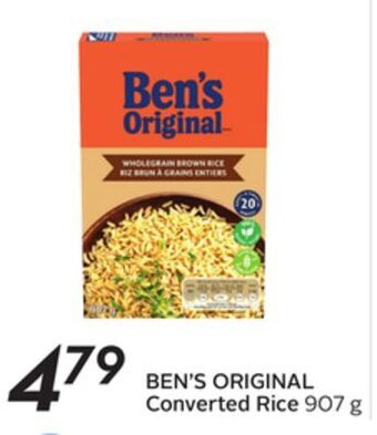 Sobeys Ben's original converted rice offer