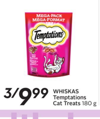 Sobeys Whiskas temptations cat treats offer
