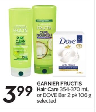 Sobeys Garnier fructis hair care offer