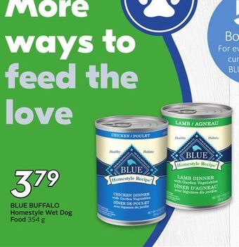 Sobeys Blue buffalo homestyle wet dog food - 50 air miles® bonus miles offer