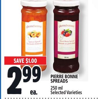 Metro Pierre bonne spreads offer