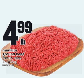 Independent Grocer Medium ground beef offer