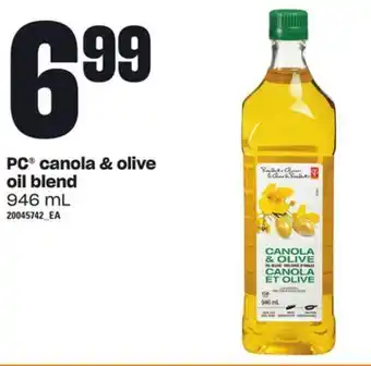 Independent Grocer Pc® canola & olive oil blend, 946 ml offer