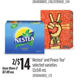 Independent Grocer Nestea® and peace tea®, 12x341 ml offer