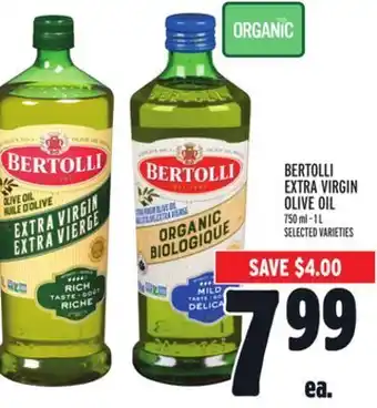 Metro Bertolli extra virgin olive oil offer