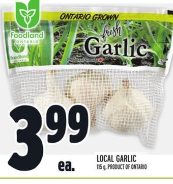 Metro Local garlic offer