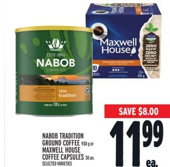 Metro Nabob tradition ground coffee offer