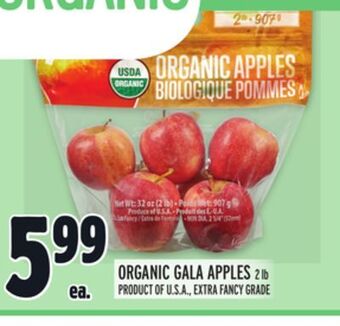 Metro Organic gala apples offer