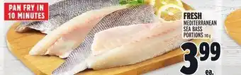 Metro Fresh mediterranean sea bass portions offer