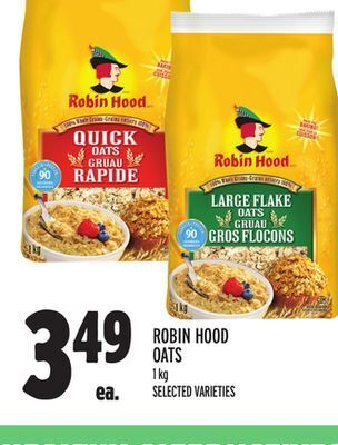 Metro Robin hood oats offer