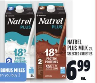 Metro Natrel plus milk offer