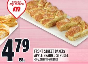 Metro Front street bakery apple braided strudel offer