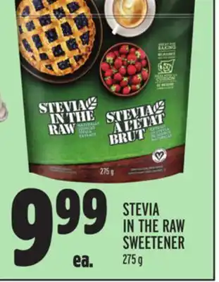 Metro Stevia in the raw sweetener offer