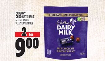 Metro Cadbury chocolate bags offer