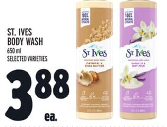 Metro St. ives body wash offer