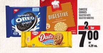 Metro Christie cookies offer