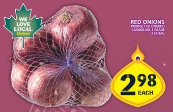 Food Basics Red onions offer