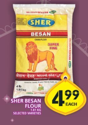 Food Basics Sher besan flour offer
