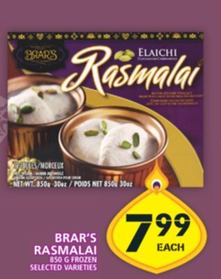 Food Basics Brar's rasmalai offer