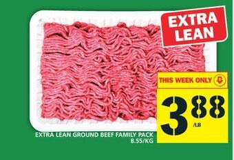 Food Basics Extra lean ground beef offer