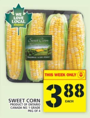 Food Basics Sweet corn offer
