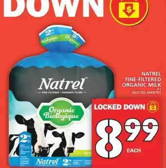Food Basics Natrel fine-filtered organic milk offer