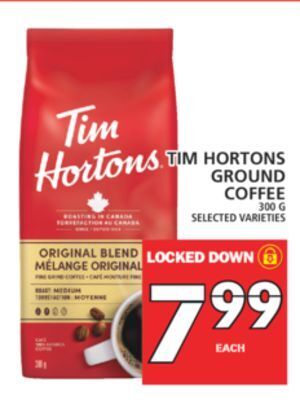 Food Basics Tim hortons ground coffee offer