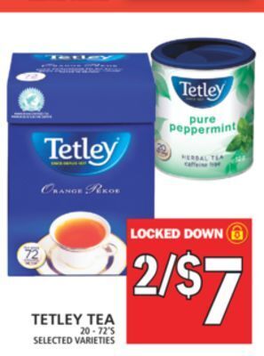 Food Basics Tetley tea offer