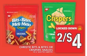Food Basics Christie bits & bites or crispers snacks offer