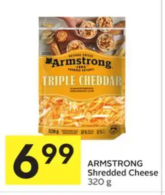 Foodland Armstrong shredded cheese 320 g offer