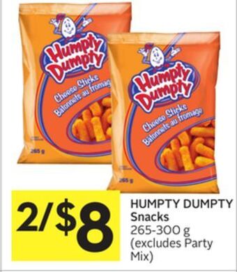 Foodland Humpty dumpty snacks 265-300 g offer