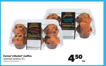 Real Canadian Superstore Farmer's market™ muffins, 6's offer