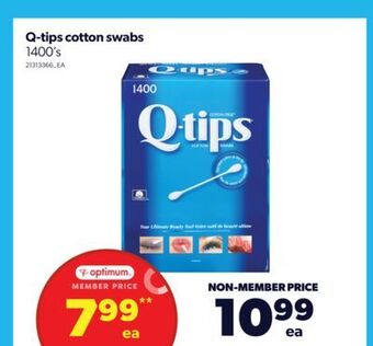 Real Canadian Superstore Q-tips cotton swabs, 1400's offer