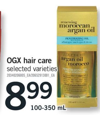 Fortinos Ogx hair care, 100-350 ml offer