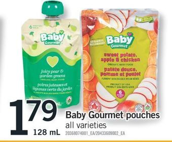 Fortinos Baby gourmet pouches, 128 ml offer