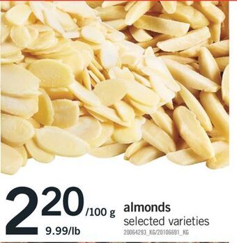 Fortinos Almonds offer