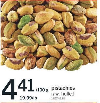 Fortinos Pistachios offer