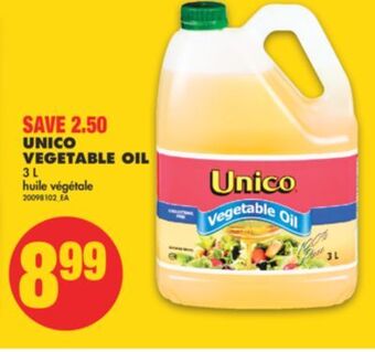No Frills Unico vegetable oil, 3 l offer